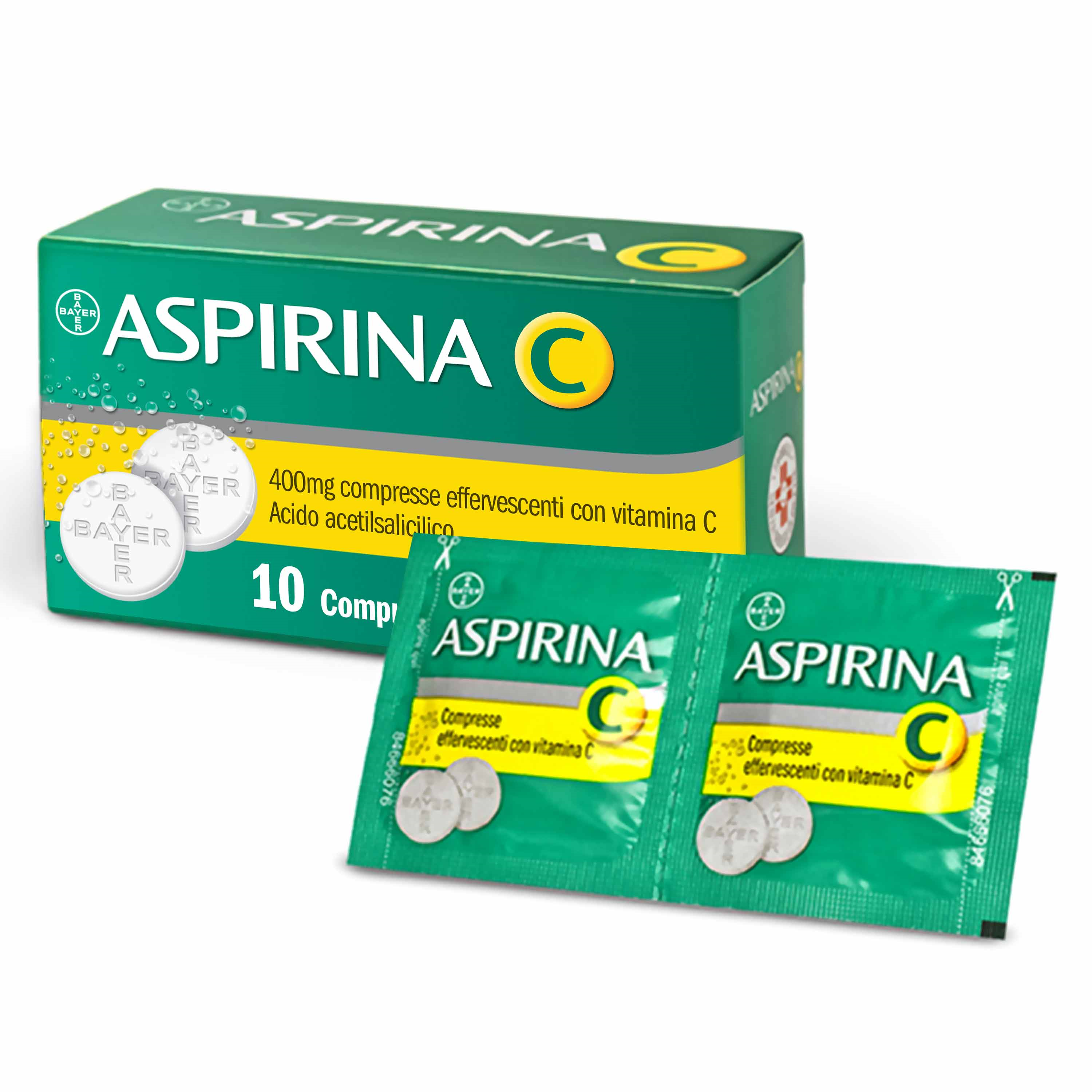 ASPIRINA C*10CPR EFF 400+240MG - farmaciaverde.it