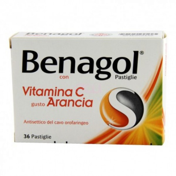 BENAGOL VIT C*36PAST ARANCIA - farmaciaverde.it