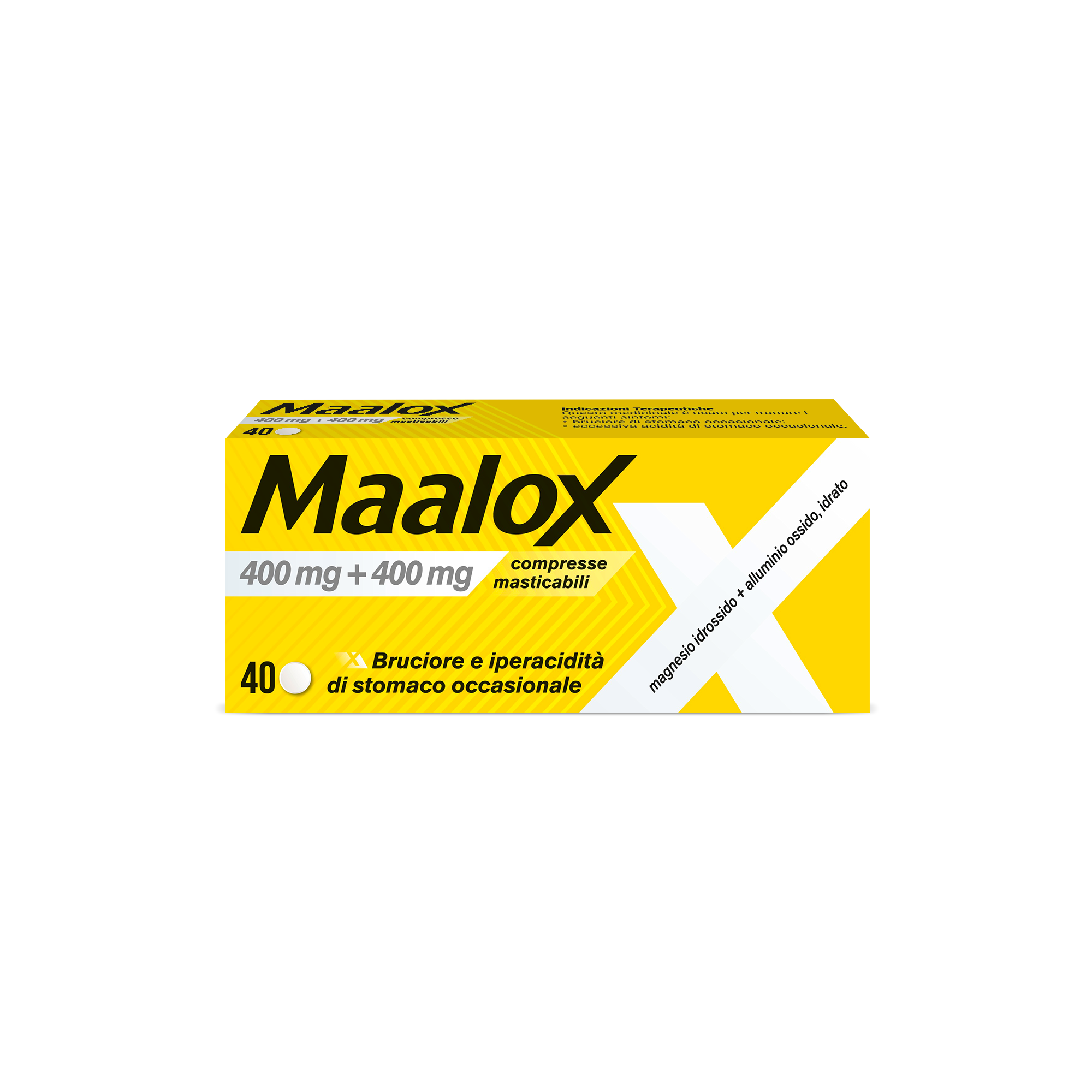 MAALOX*40CPR MAST 400MG+400MG - farmaciaverde.it