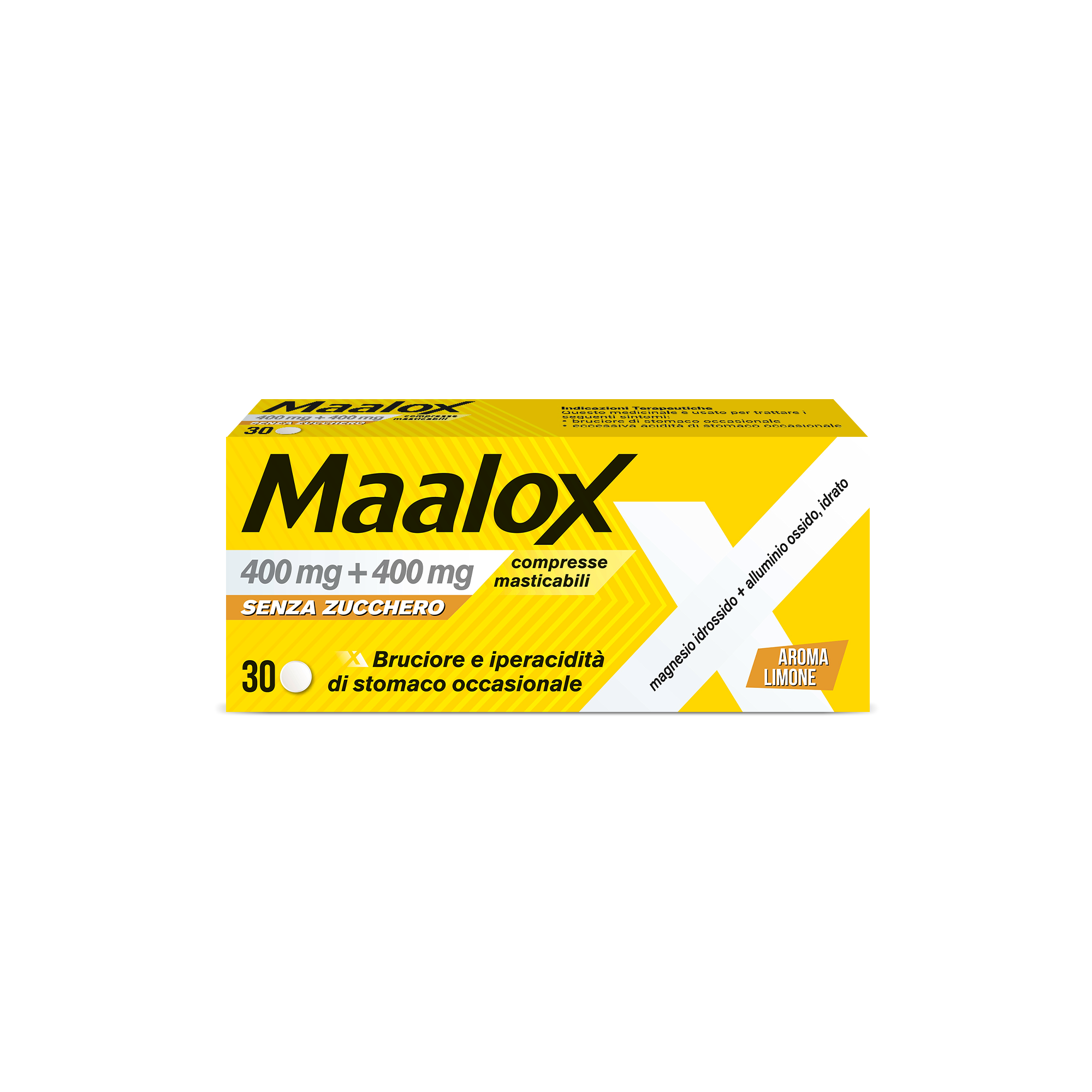MAALOX*S/Z 30CPR LIMO400+400MG - farmaciaverde.it