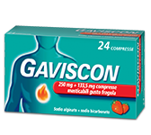 GAVISCON*24CPR FRAG250+133,5MG - farmaciaverde.it