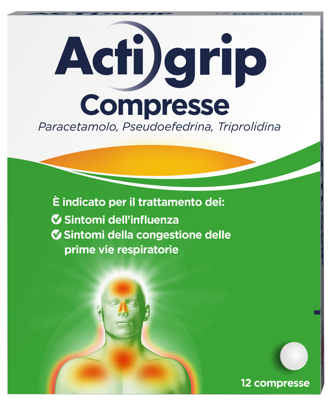 ACTIGRIP*12CPR 2,5+60+500MG - farmaciaverde.it