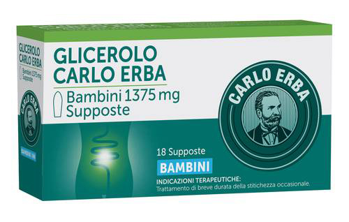 GLICEROLO*BB 18SUPP 1375MG - farmaciaverde.it