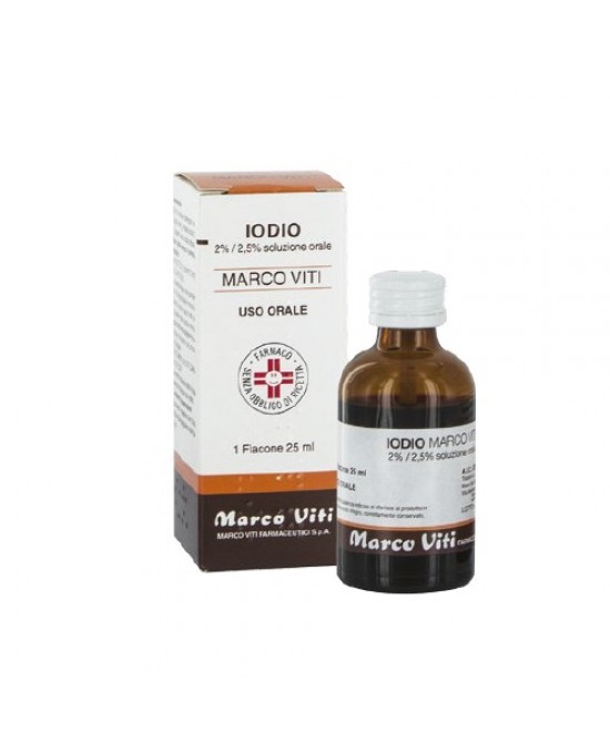 IODIO OS SOLUZ MV*25ML 2%+2,5% - farmaciaverde.it