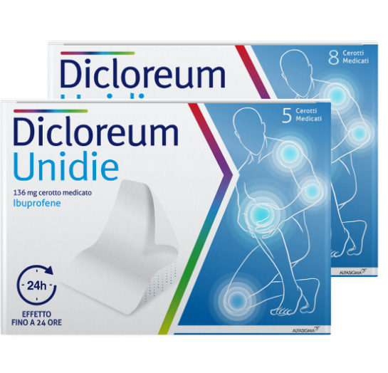 DICLOREUM UNIDIE*8CER 136MG24H - farmaciaverde.it