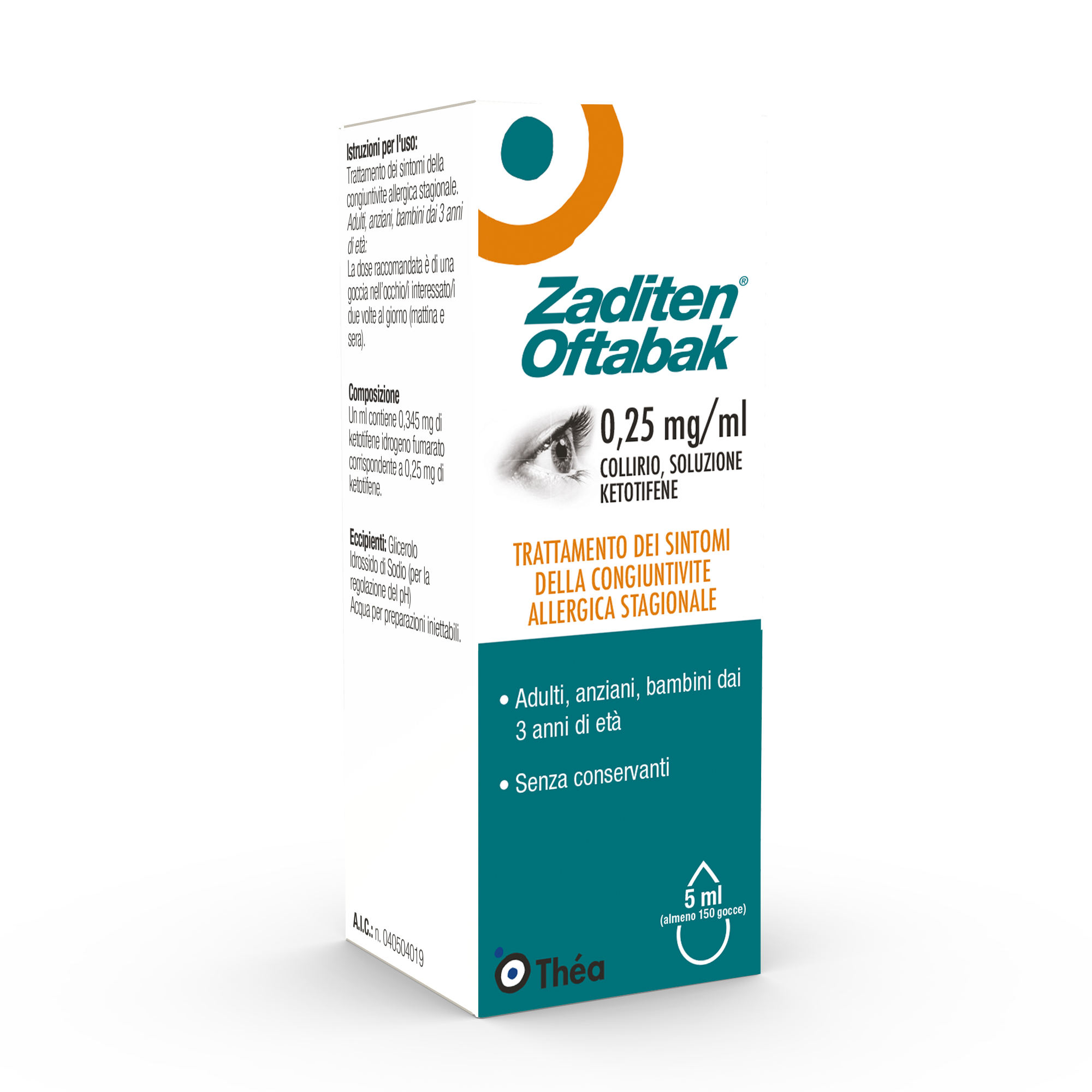 ZADITEN OFTABAK*COLLIRIO FL5ML - farmaciaverde.it