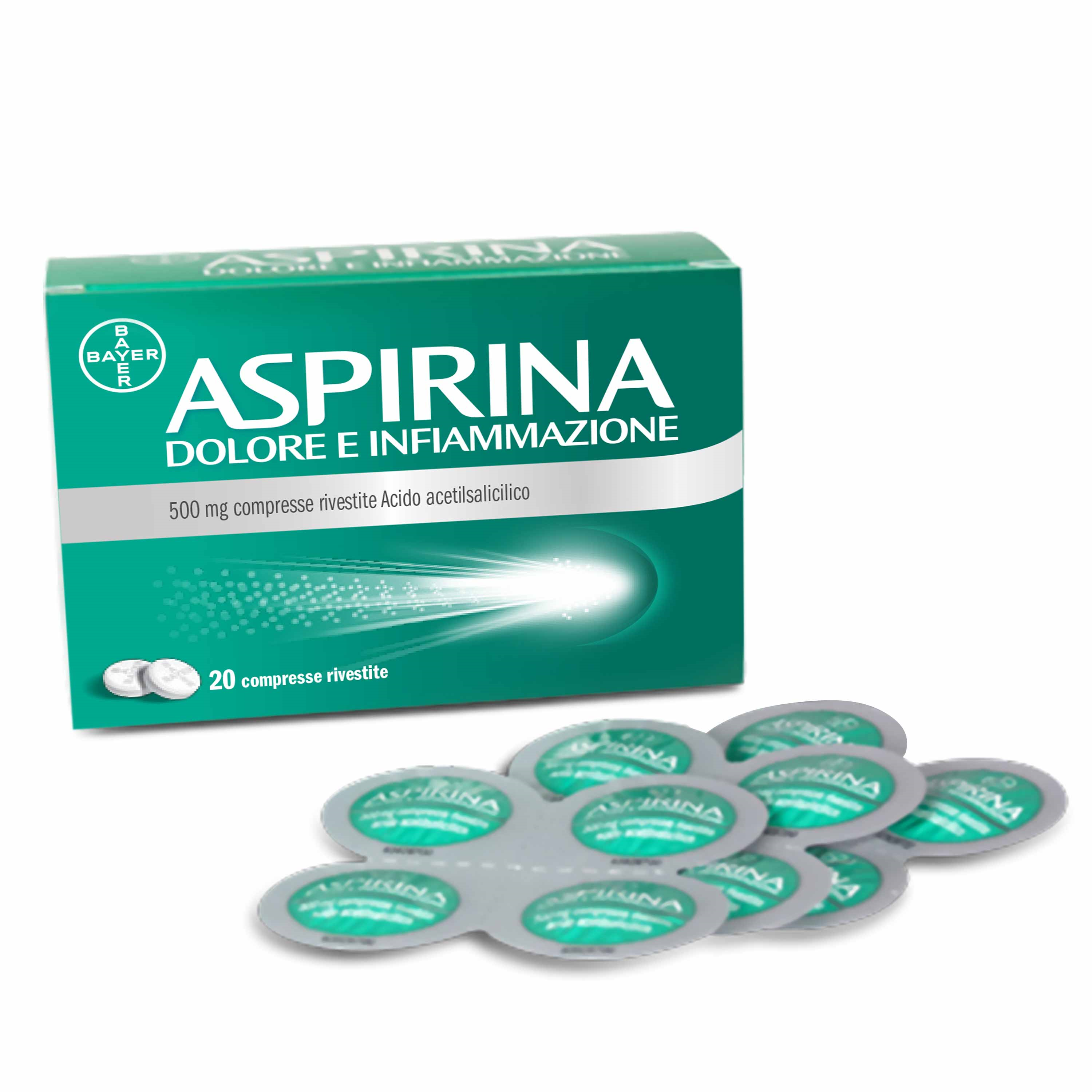 ASPIRINA DOLORE INF*20CPR500MG - farmaciaverde.it