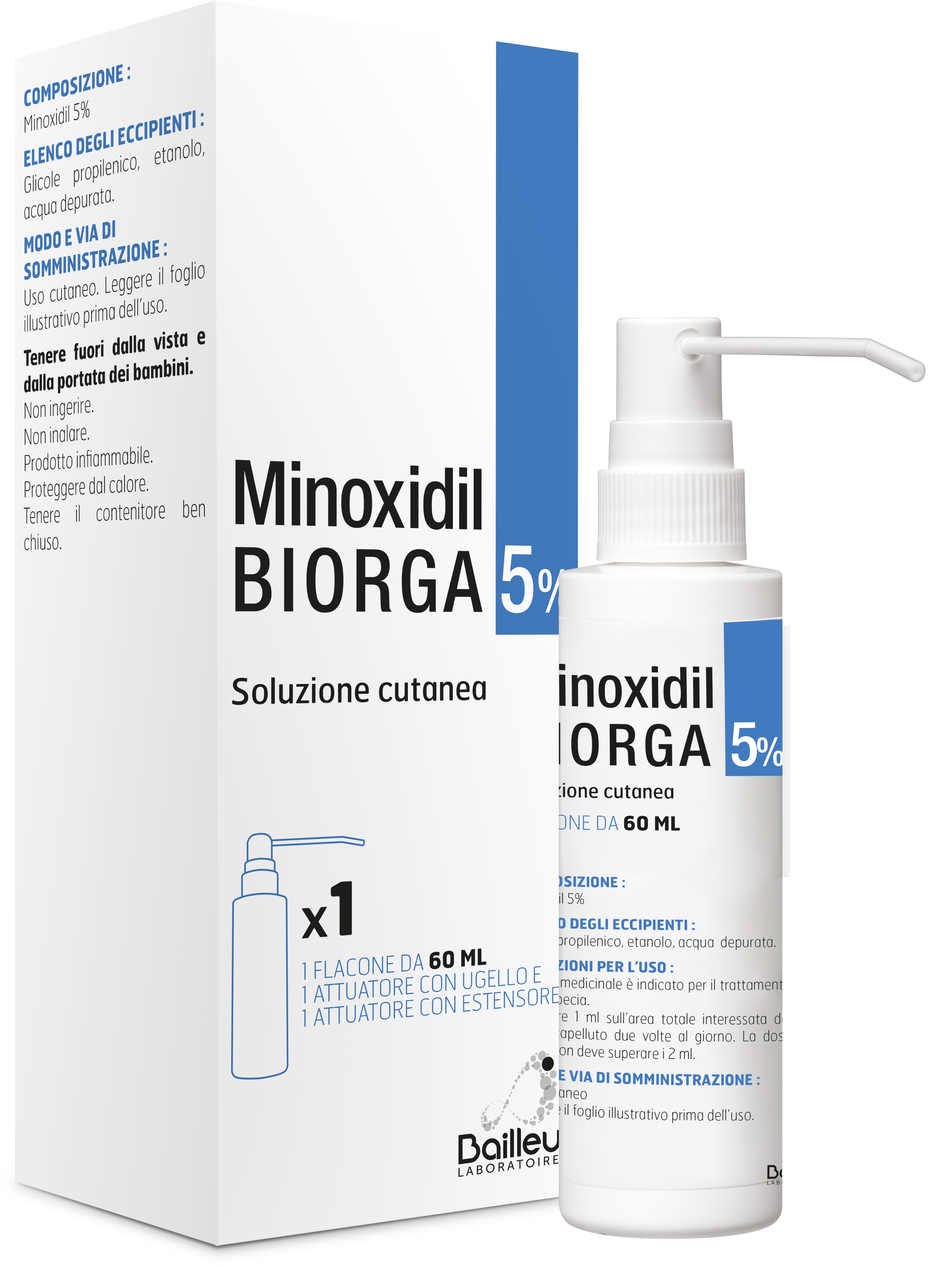 MINOXIDIL BIORGA*SOL CUT60ML5% - farmaciaverde.it