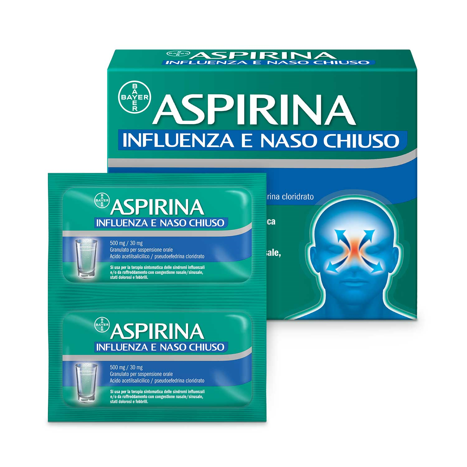 ASPIRINA INFLUENZA E NASO C*10 - farmaciaverde.it