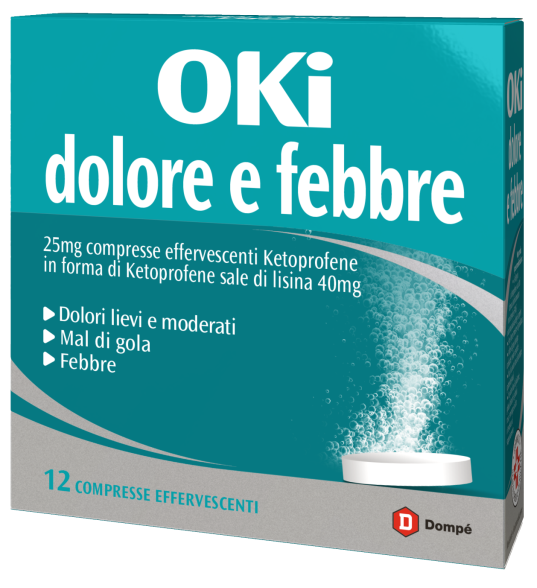 OKI DOLORE E FEBBRE*12CPR EFF - farmaciaverde.it