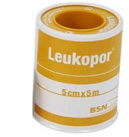 CEROTTO IN ROCCHETTO LEUKOPOR IPOALLERGENICO TESSUTO NON TESSUTO BIANCO 5X500 CM - farmaciaverde.it