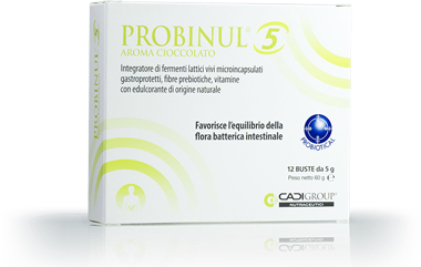 PROBINUL 5 12 BUSTINE 5 G AROMA CIOCCOLATO - farmaciaverde.it