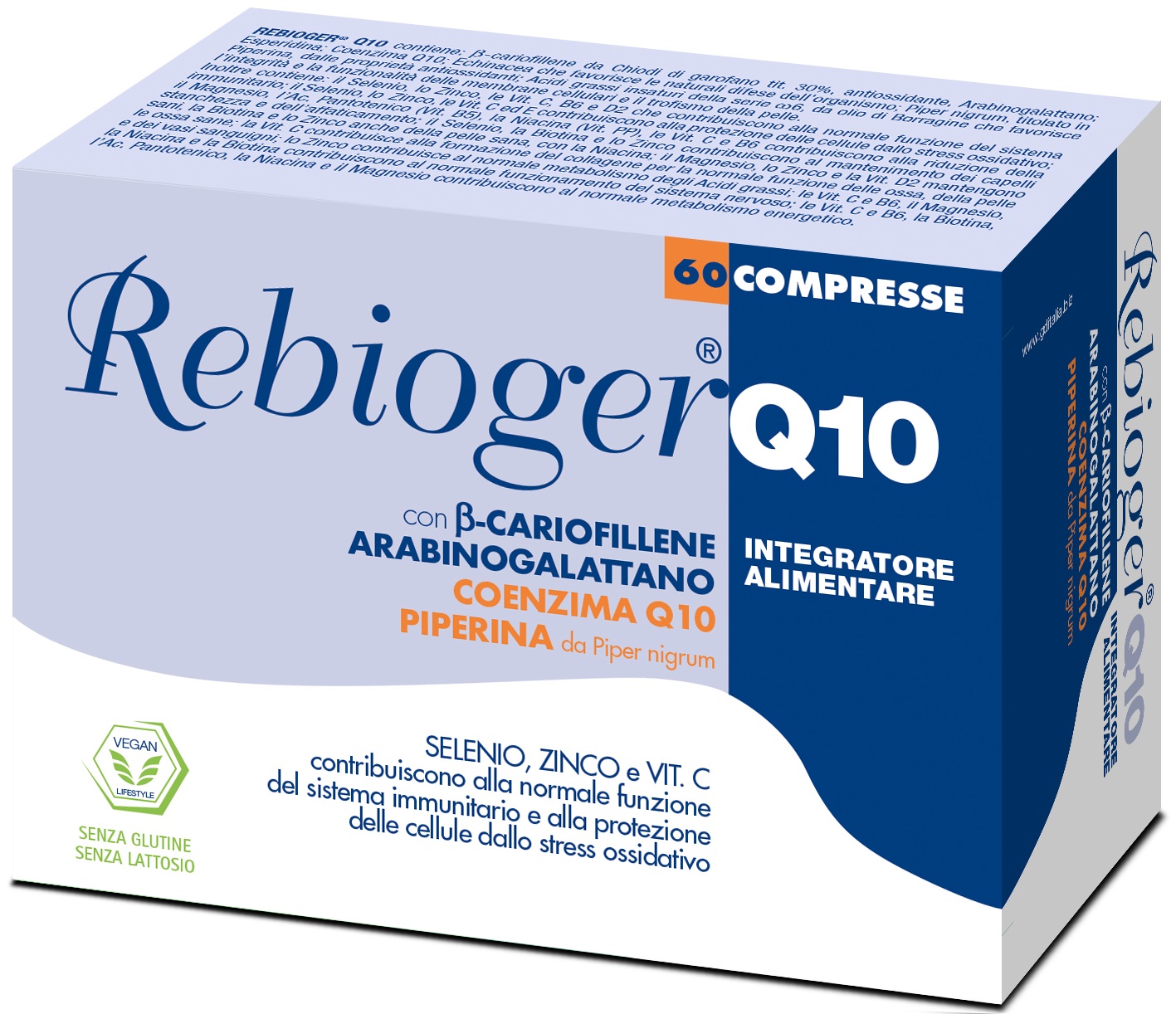 REBIOGER Q10 60 COMPRESSE - farmaciaverde.it