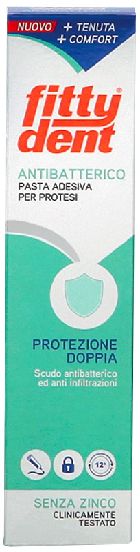 FITTYDENT ANTIBATTERICO PASTA ADESIVA DENTIERA NUOVA FORMULA40 G - farmaciaverde.it