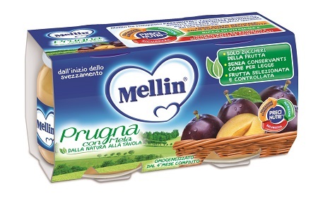 MELLIN OMOGENEIZZATO PRUGNA MELA 100 G 2 PEZZI - farmaciaverde.it
