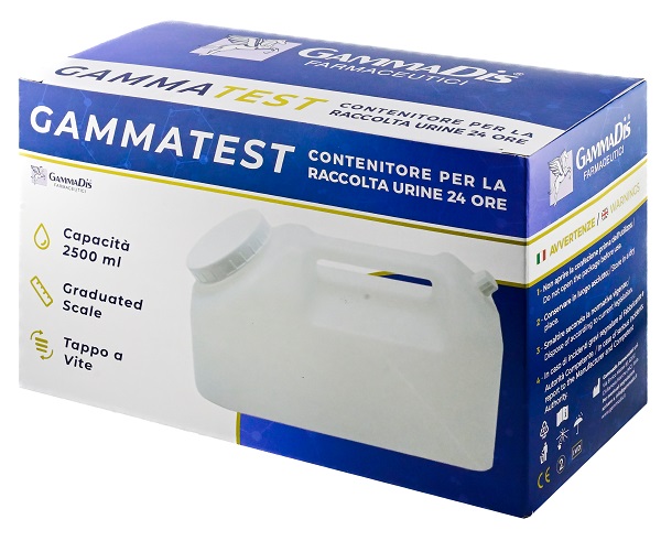 CONTENITORE STERILE PER LA RACCOLTA URINA GAMMASI 24H 2500 ML GAMMADIS - farmaciaverde.it