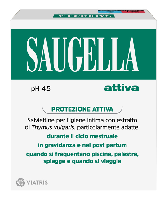 SAUGELLA ATTIVA SALVIETTINE DETERGENTI 10 BUSTINE - farmaciaverde.it