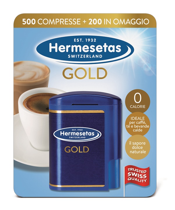 HERMESETAS GOLD 500+200 COMPRESSE 35 G - farmaciaverde.it