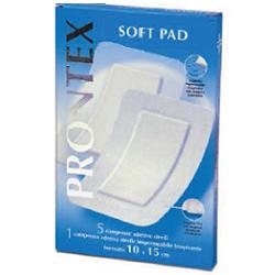 GARZA COMPRESSA PRONTEX SOFT PAD AUTOADESIVA 10X15CM 6 PEZZI - farmaciaverde.it