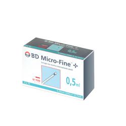 SIRINGA INSULINA BECTON DICKINSON 0,5 ML 100 UI AGO GAUGE 29 30 PEZZI - farmaciaverde.it