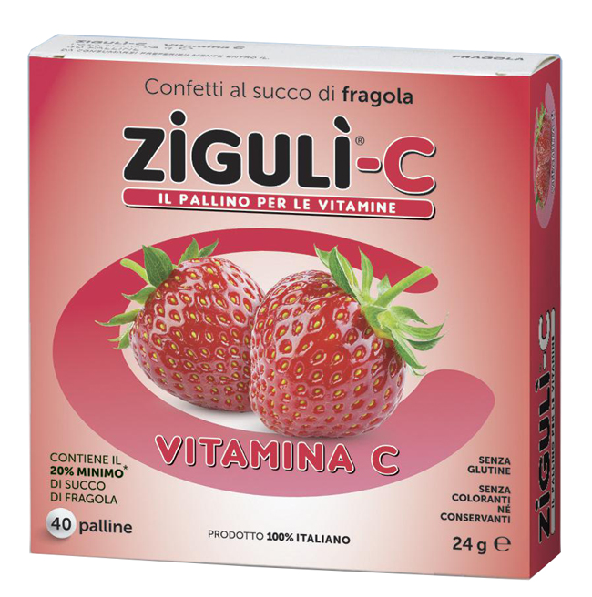 ZIGULI C FRAGOLA 40 CONFETTI 24 G - farmaciaverde.it