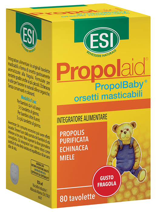 ESI PROPOLAID ORSETTI JUNIOR 80 TAVOLETTE - farmaciaverde.it