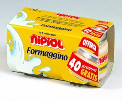 NIPIOL OMOGENEIZZATO FORMAGGINO 80 G 2 PEZZI - farmaciaverde.it
