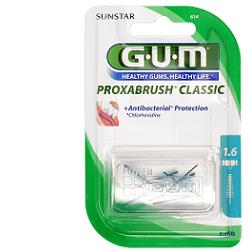 GUM PROXABRUSH CLASSIC 614 SCOVOLINO INTERDENTALE 8 PEZZI - farmaciaverde.it