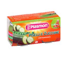 PLASMON OMOGENEIZZATO PISELLI ZUCCHINE 80 G X 2 PEZZI - farmaciaverde.it
