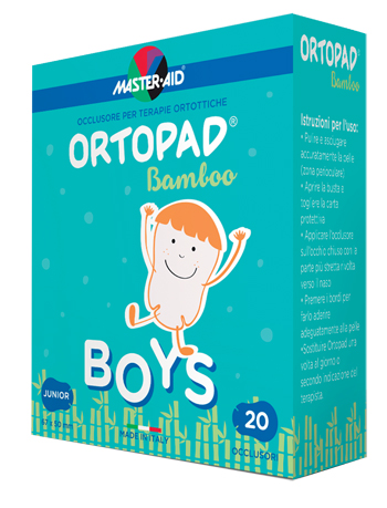 CEROTTO OCULARE PER ORTOTTICA ORTOPAD BOYS 5X6,7 CM 20 PEZZI - farmaciaverde.it