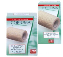 ICOPIUMA BENDA GARZA ELASTICA AUTOFISSANTE CM10X4MT 1 PEZZO - farmaciaverde.it