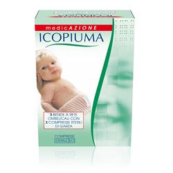 ICOPIUMA BENDA A COMPRESSIONE FISIOLOGICA RETE OMBELICALE CON GARZE STERILI 1 PEZZO - farmaciaverde.it