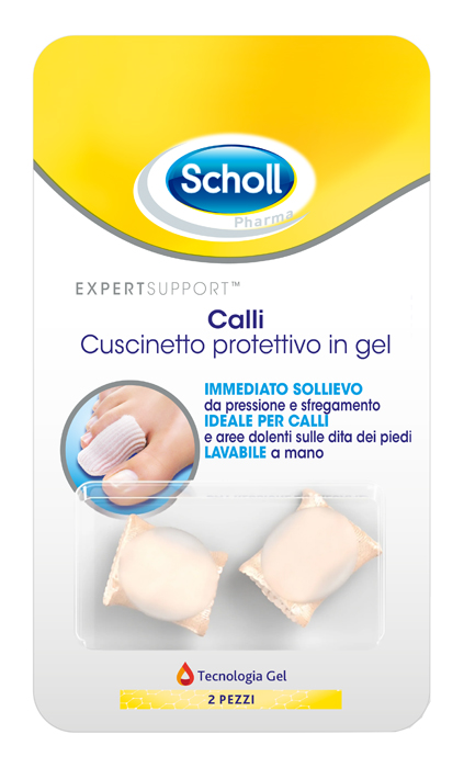 CUSCINETTI PROTETTIVI PER PIEDI CALLI SCHOLL GELACTIV 2 PEZZI - farmaciaverde.it