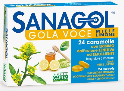 SANAGOL GOLA VOCE MIELE LIMONE 24 CARAMELLE - farmaciaverde.it