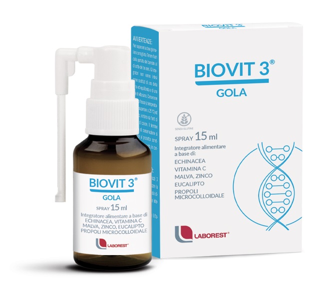 BIOVIT 3 GOLA 1 FIALA 15 ML SPRAY - farmaciaverde.it