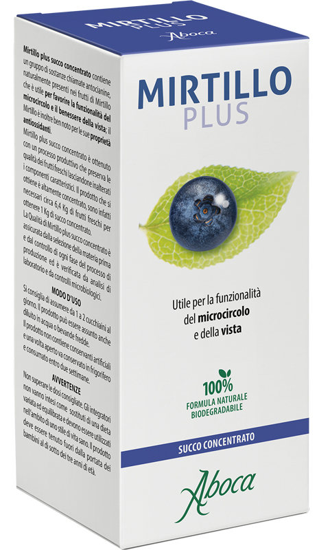 MIRTILLO PLUS SUCCO CONCENTRATO 100 ML - farmaciaverde.it