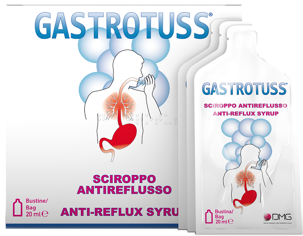 SCIROPPO ANTIREFLUSSO GASTROTUSS 25 BUSTINE MONODOSE 20 ML - farmaciaverde.it
