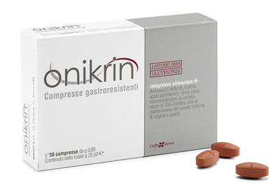 ONIKRIN 30 COMPRESSE - farmaciaverde.it