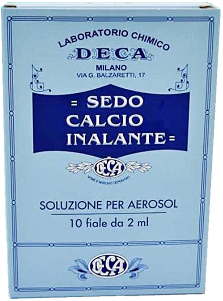 SEDO CALCIO INALANTE SOLUZIONE AEROSOL 10 FIALE 2 ML - farmaciaverde.it
