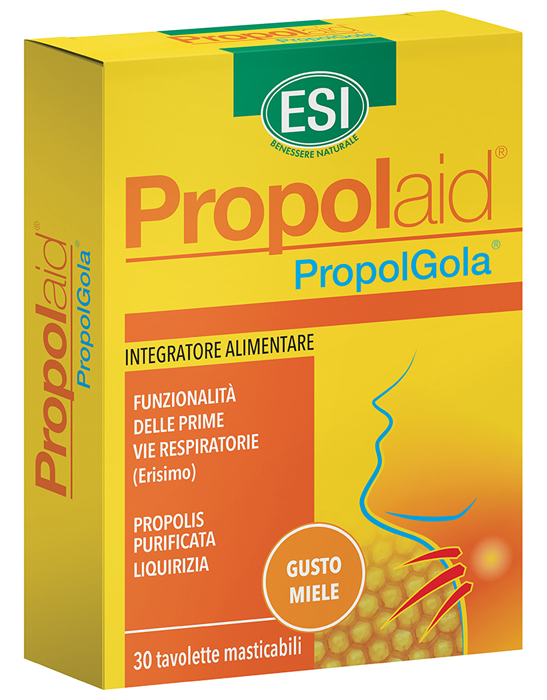 ESI PROPOLAID TAVOLETTE GOLA MIELE 30 TAVOLETTE - farmaciaverde.it