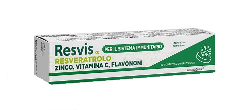 RESVIS XR ALFASIGMA 20 COMPRESSE EFFERVESCENTI DA 4 G - farmaciaverde.it