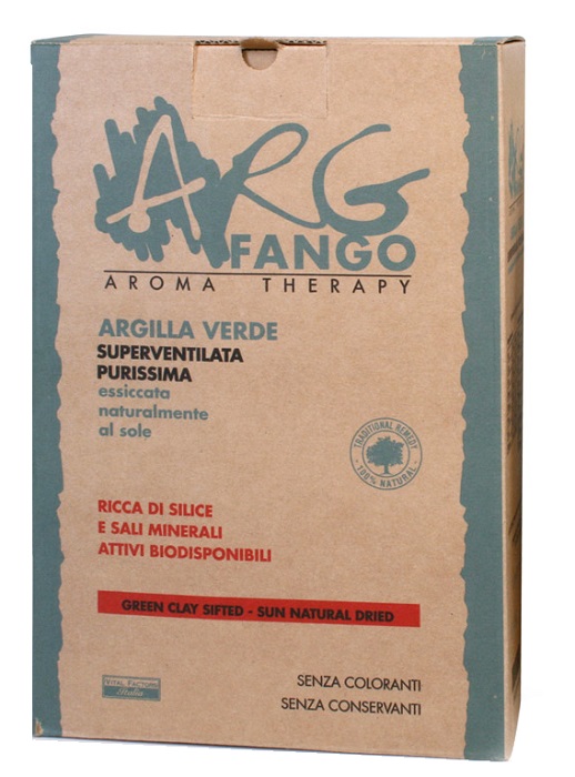 ARGFANGO AROMA THERAPY ARGILLA VERDE SUPERVENTILATA PURISSIMA 1 KG - farmaciaverde.it
