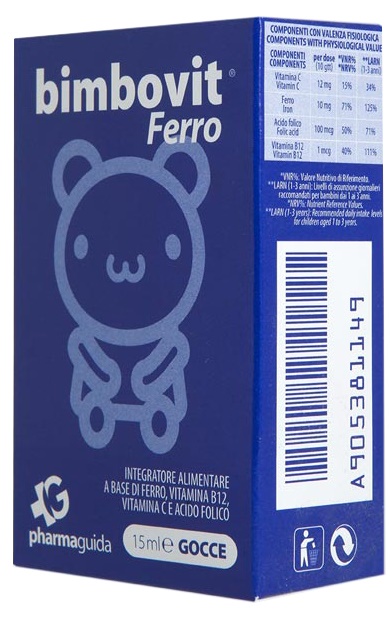 BIMBOVIT FERRO GOCCE 15 ML - farmaciaverde.it