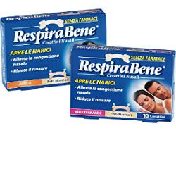 CEROTTO NASALE CLASSICO ADULTI RESPIRA BENE 10 PEZZI - farmaciaverde.it