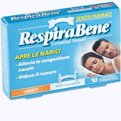 CEROTTO NASALE TRASPARENTE ADULTI RESPIRA BENE 30 PEZZI - farmaciaverde.it