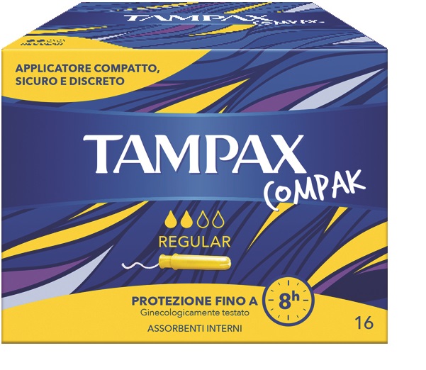 TAMPAX COMPAK REGULAR 16 PEZZI - farmaciaverde.it