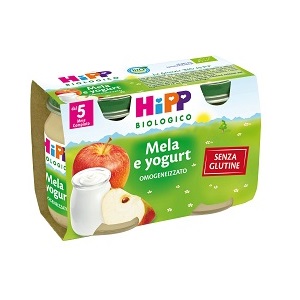 HIPP BIO HIPP BIO OMOGENEIZZATO MELA YOGURT 2X125 G - farmaciaverde.it