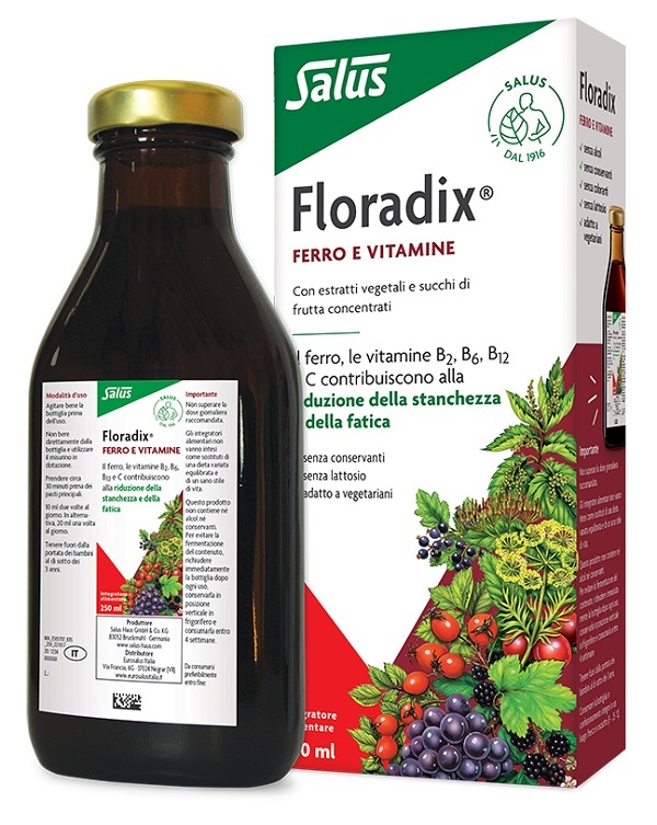 FLORADIX FERRO E VITAMINE 250 ML - farmaciaverde.it
