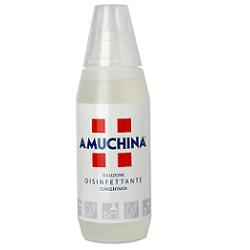 DISINFETTANTE IGIENIZZANTE A BASE DI IPOCLORITO DI SODIO ANTIMICROBICO AD AMPIO SPETTRO D'AZIONE AMUCHINA LIQUIDA 100% 500 ML - farmaciaverde.it
