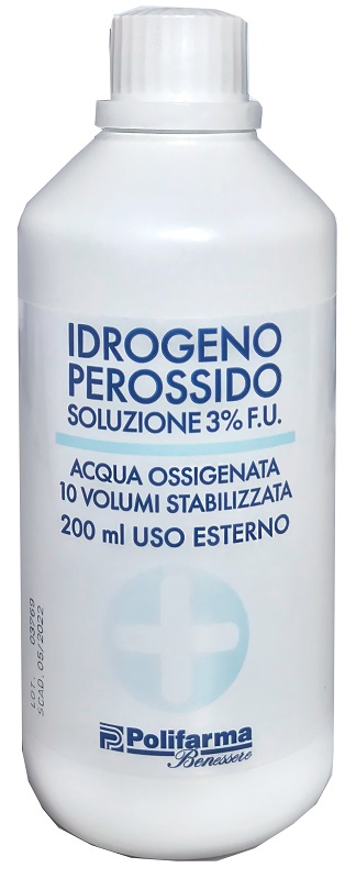 PEROSSIDO IDROGENO 3% 200 ML ACQUA OSSIGENATA 10 VOLUMI STABILIZZATA - farmaciaverde.it